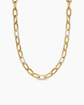 DY Madison® Chain Necklace in 18K Yellow Gold with Diamonds, 11mm